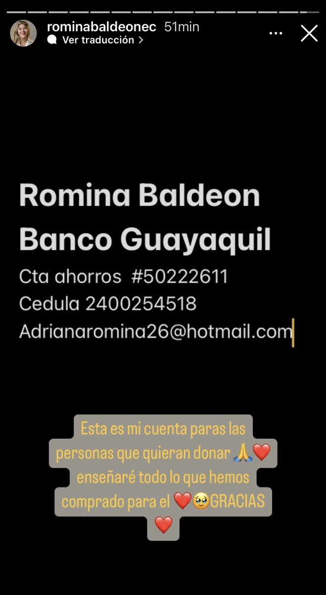 nat_penarreta's tweet photo. El señor del video se llama Dionicio, a causa del impacto sufrió múltiples fracturas. Para quienes QUIEREN AYUDAR, este es el # de cuenta de Romina quien se prestó a ayudar y está haciéndose cargo de los cuidados y exámenes del señor.

Hoy los invito a hacer algo al respecto. 👇🏼 https://t.co/o7DVKfsmdC