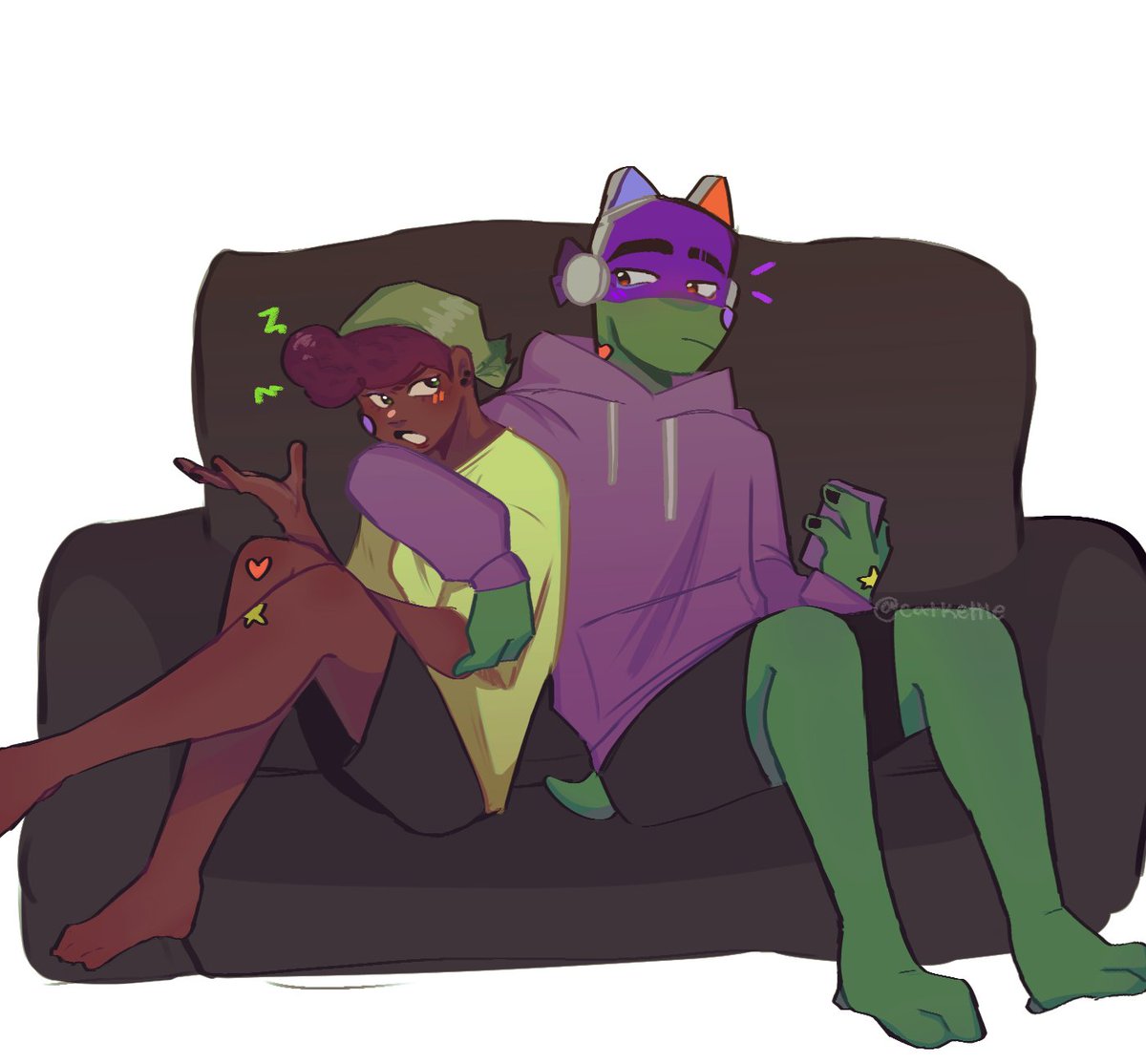 dorky pals for life
☆★☆
#rottmnt #rottmntfanart #rottmntdonnie #rottmntapril #dorkypals