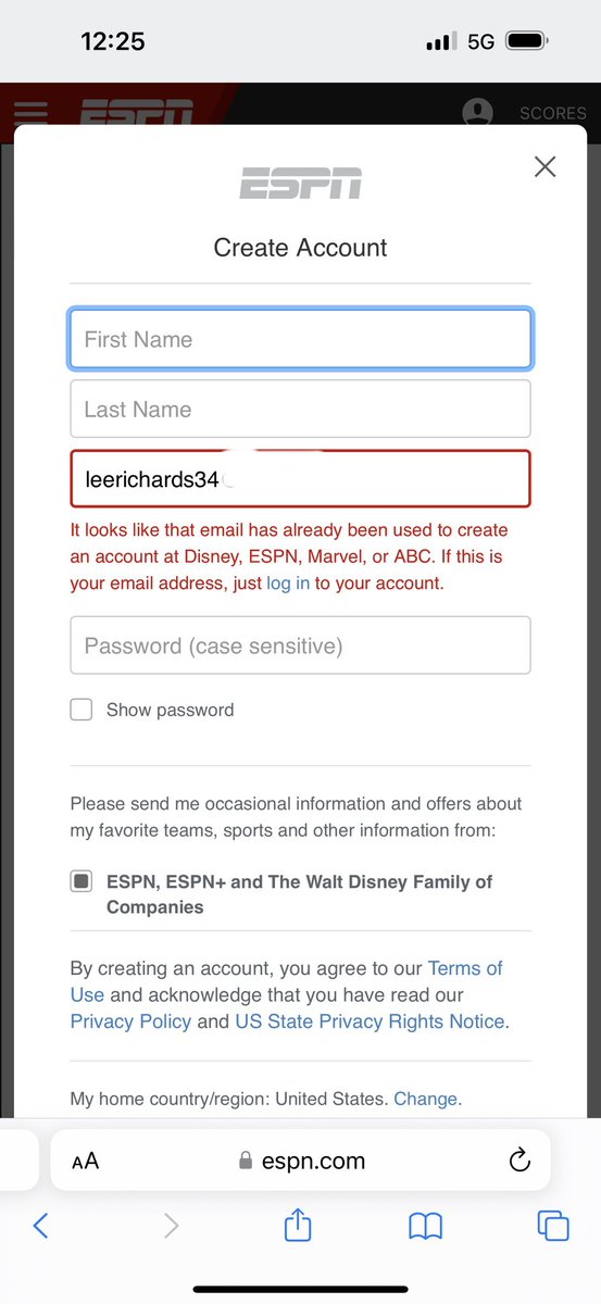 Leester2234's tweet photo. @ESPNFANSUPPORT Help! https://t.co/MgRV07Tmhk