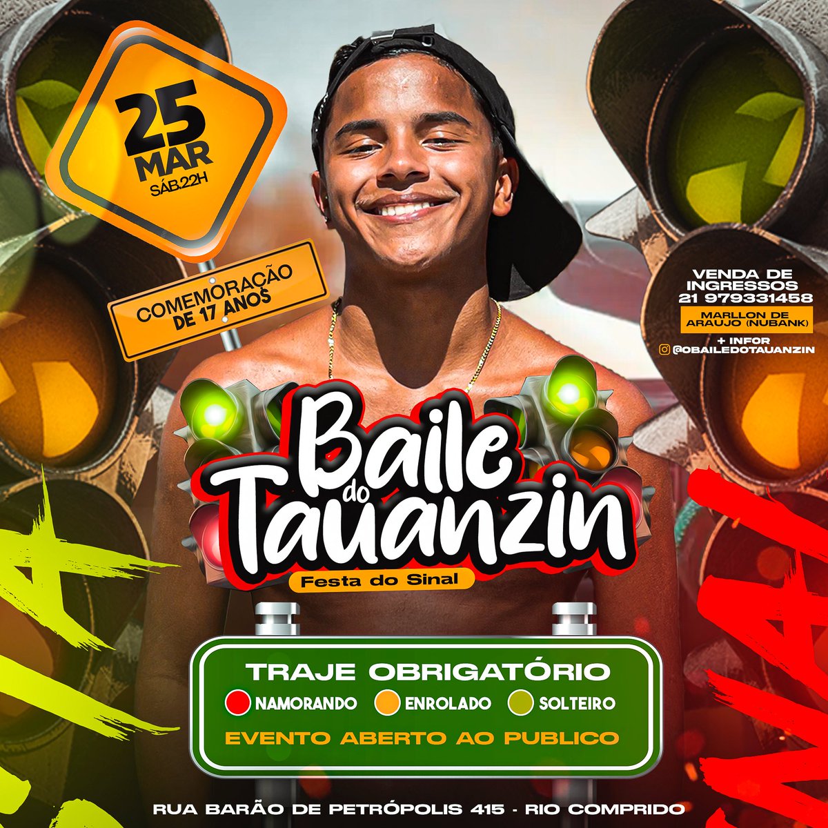 Otauanzin's tweet photo. VAI ROLAR O MEU BAILE SIMM!! Família, no dia 25 de março será o meu BAILE com o tema festa do sina. Vocês não podem perder. Mega estrutura, vários Influencers, vários DJs, e muita surpresa.
Garanta já seu ingresso, link estar aqui nos comentários . 😍 https://t.co/LaisARVDa8