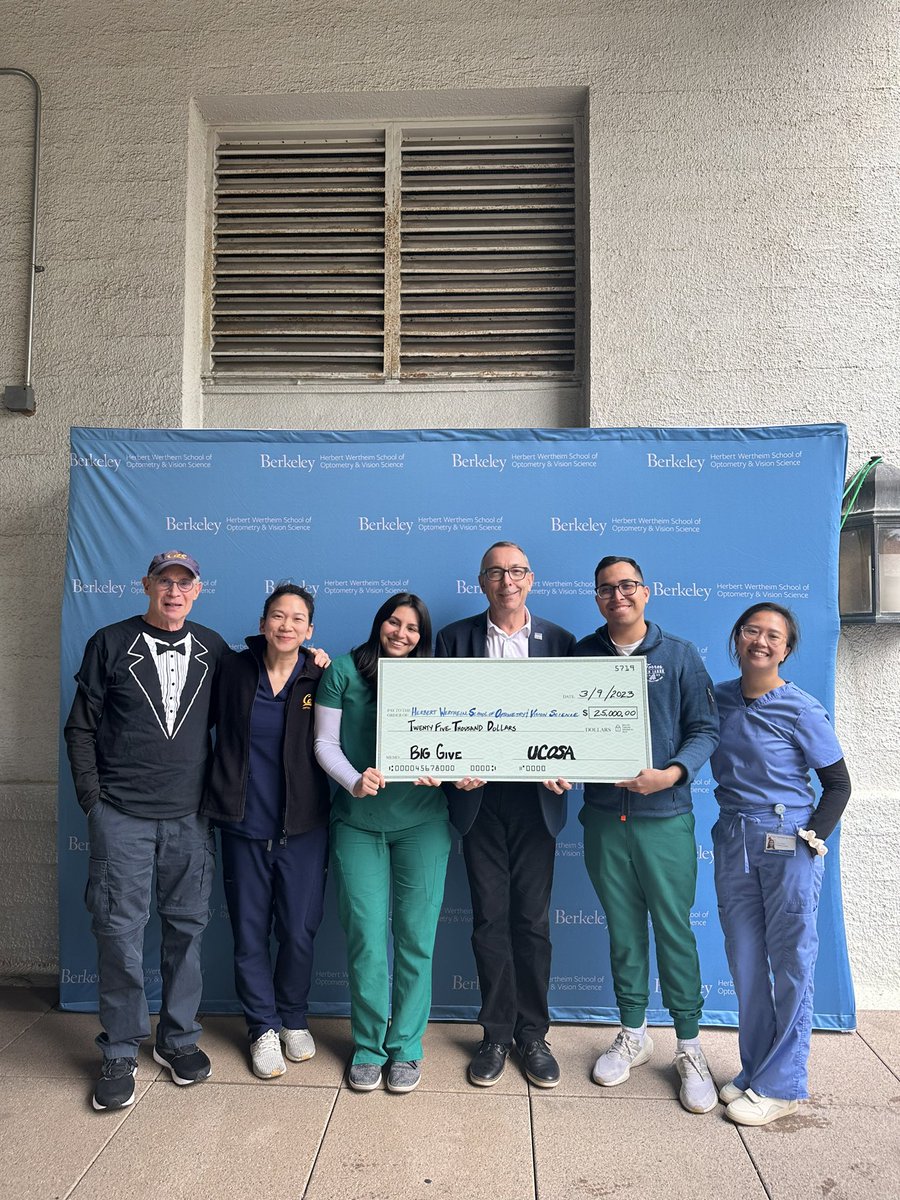 mytinycuties's tweet image. I give to #BerkeleyOptometry for #CalBigGive bc it makes a difference in the lives of the students, the researchers, and our patients ⭐️⭐️⭐️⭐️⭐️ #eyeheartoptometry