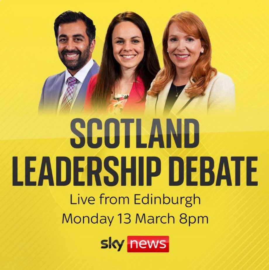 Next as the race hots up… Join us @SkyNews live with @BethRigby. Monday 8pm.