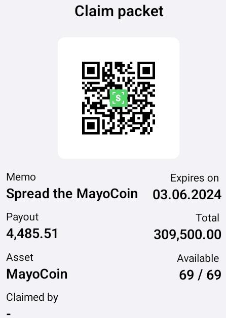 Good news, MayoCanna lovers! There is now a MayoCoin packet available on StashApp. StashApp is a Stellar wallet built by the lovely people at Stellar Cannacoin, which supports Stellar Cannacoin and MayoCoin. stellarcannacoin.org/ecosystem/stas…