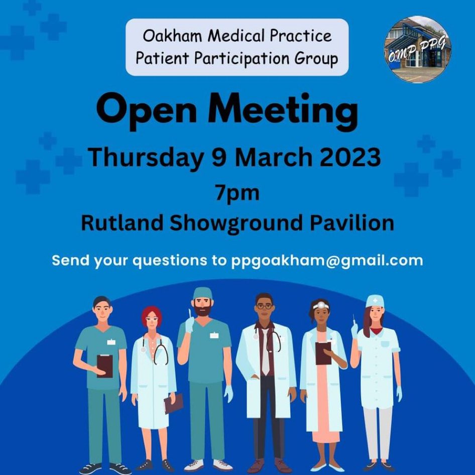 Thank you to our PPG for arranging tonight’s open meeting and thank you to our patients for attending. There were some really good questions and we look forward to working on our communication with patients.