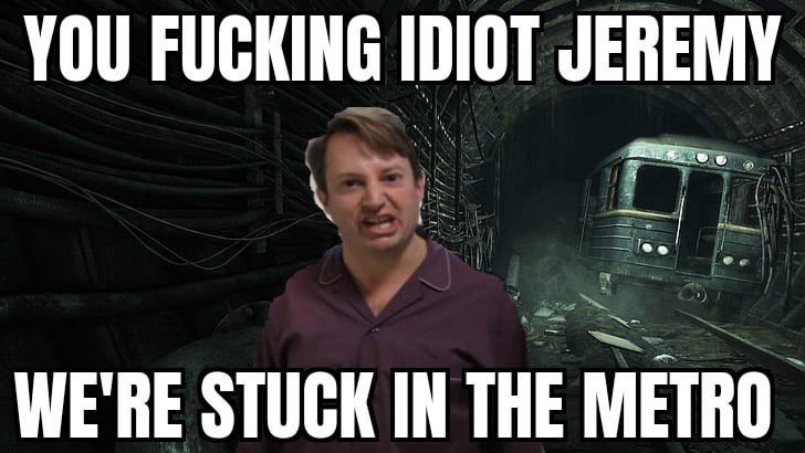 HoovyRed's tweet photo. Replaying Metro 2033 for the 20th time. Can confirm still very cool https://t.co/8WupqGORHg
