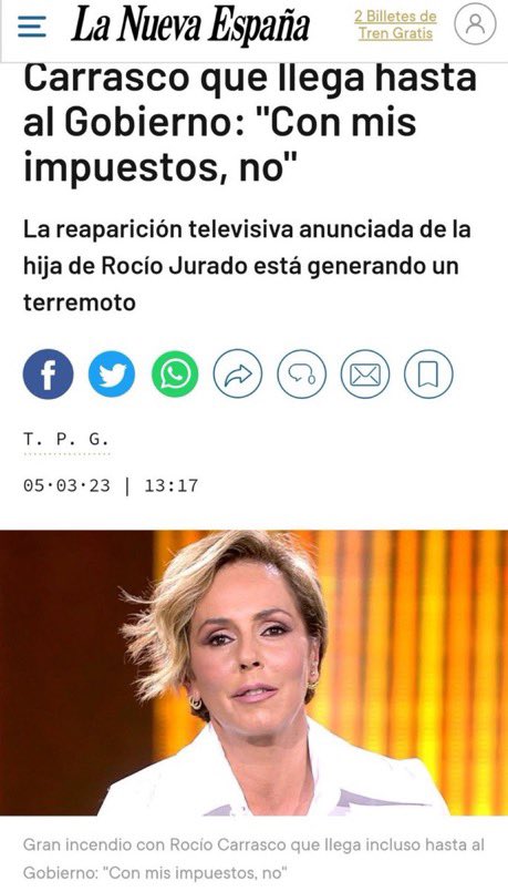 mlucilarg's tweet photo. @Josepablo_ls #Falso8M
#Falso8M pero usted no es ella usted le importa poco como lo pongan el caso es salir, pues yo como ciudadana que pago mis impuestos quiero saber cuánto le pagaron a Rocío Carrasco https://t.co/tMaxRizhqx