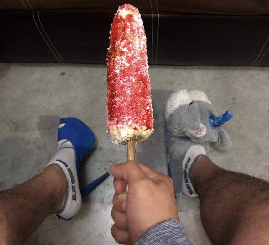 When you catch the elotero on time