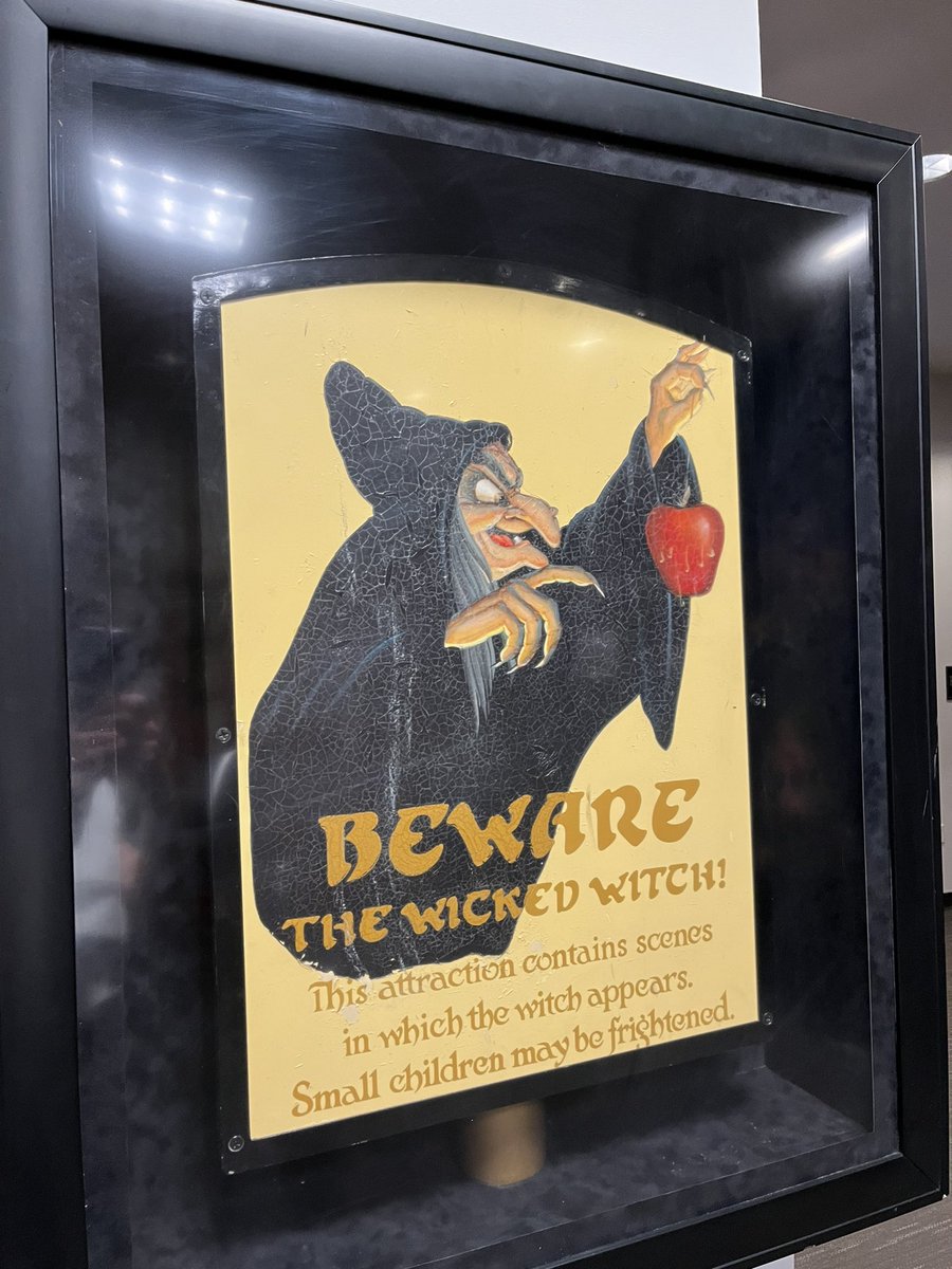 mrhyrum's tweet image. A little inspiration on display at the Disney Lot Archives. #disney #snowwhite #disneyhistory #inspiration