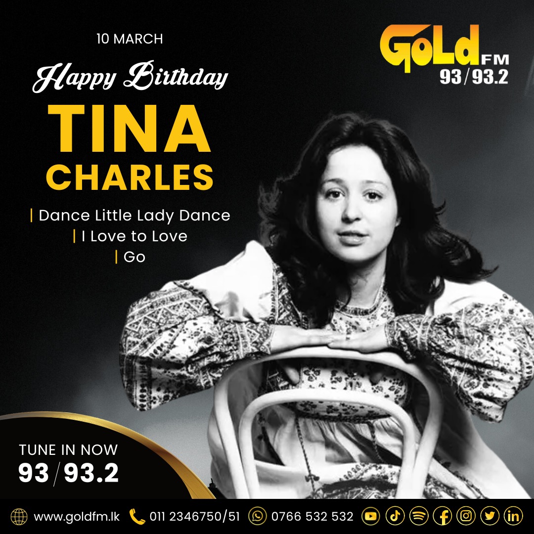 HAPPY BIRTHDAY TO TINA CHARLES TUNE IN NOW 93 / 93.2 Island wide      