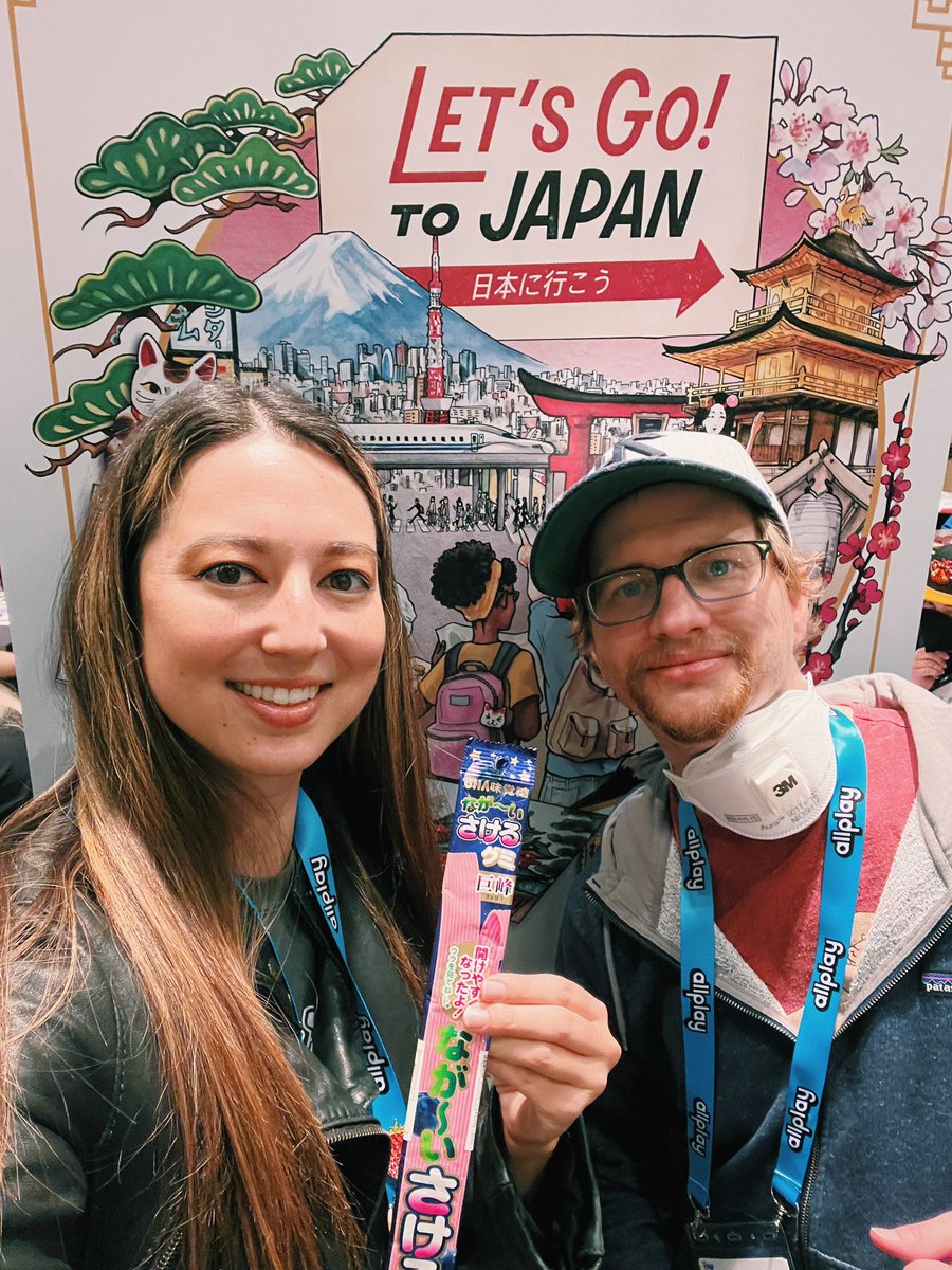 Thank you @sirjoshwood for bringing me candy 😂 it's been a super busy day today at Dice Tower West Day 2, so make sure to sing up to play Let's Go To Japan because this game is POPPIN 🔥
#dicetowerwest #dtw23 #boardgames @alderac