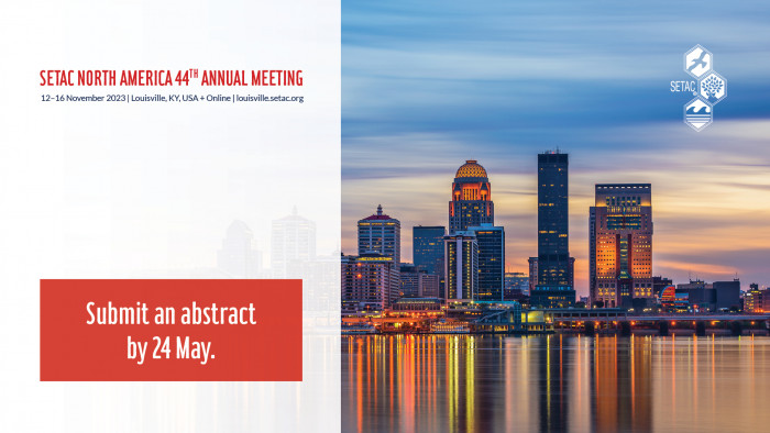 SETAC North America 44th Annual Meeting, Louisville, Kentucky (and online), 12–16 November 2023. There are two radioecology related sessions. radioecology-exchange.org/news-and-media… Submit abstracts by 24th May 2023