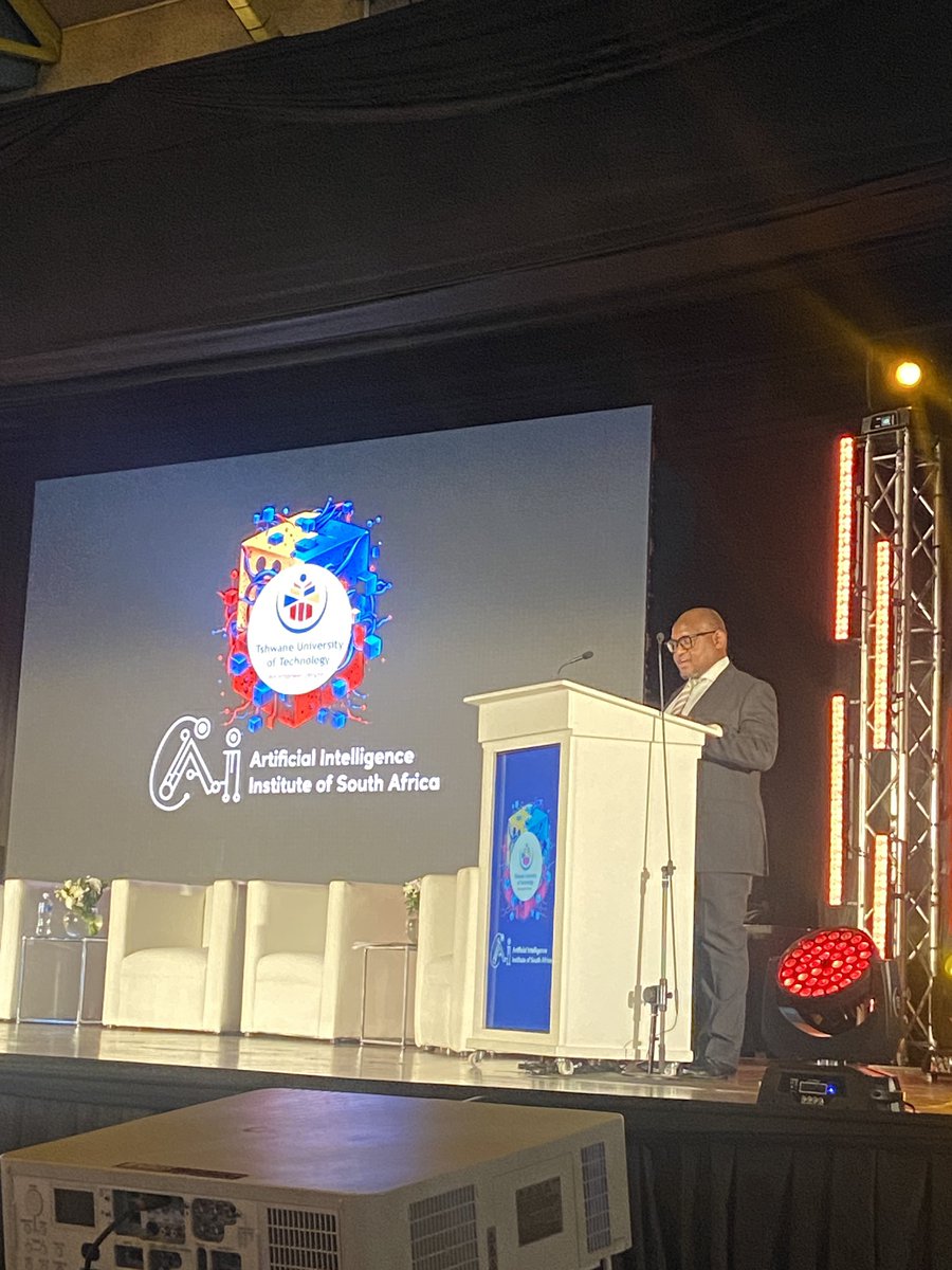 go2uj's tweet image. Vote of thanks by deputy minister of Communications and Digital Technologies Mr Philly Mapulane. Ending the amazing AI Hub launch today @Official_TUT 

#TUTAIhub 
#AfricanAI4all 
#AfricanAI