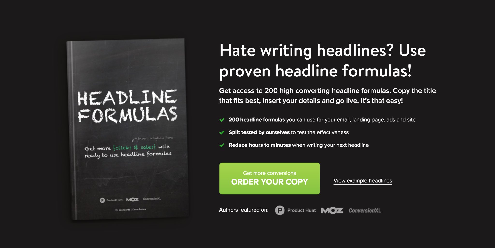 If you’re looking for a simple landing page for a Gumroad product… steal this one (breakdown):