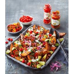 LOADED SWEET POTATO WEDGES…the most delicious sharing platter using some fab COOKS&amp;CO products. 
 
You can get my recipe by hitting the link in my bio or here:
cooksandco.co.uk/pages/loaded-s… AD

Products available at Tesco’s, Morrisons &amp; Ocado