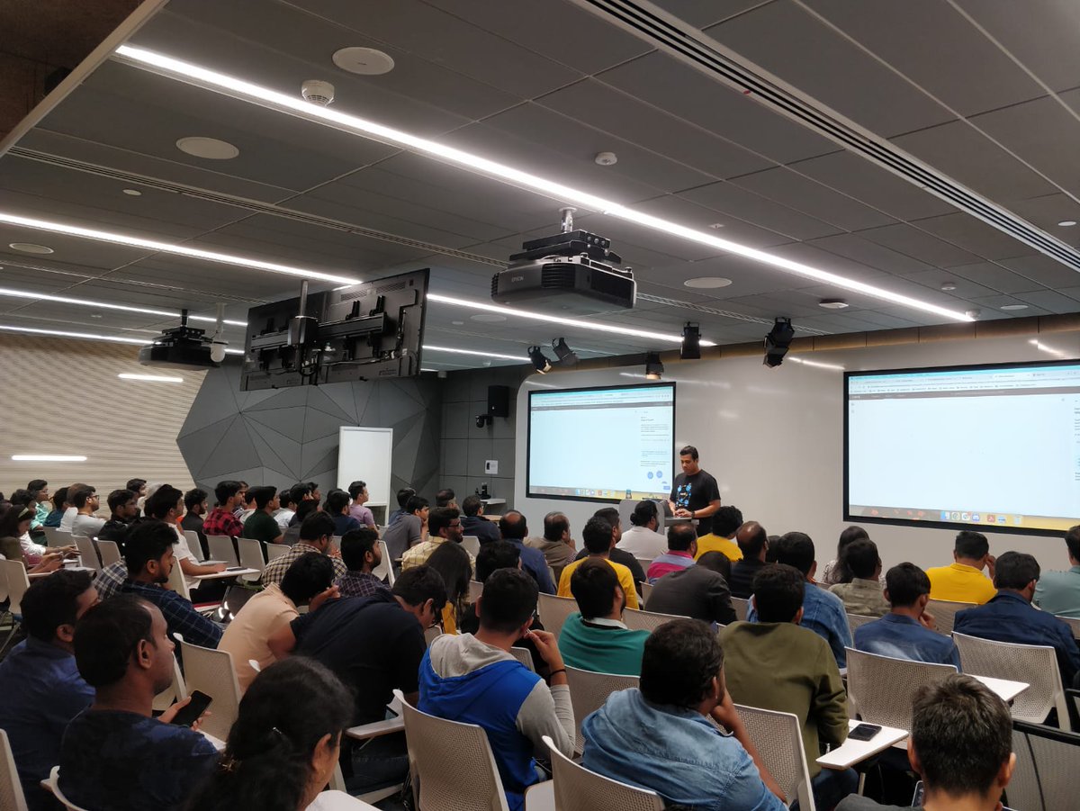 GoogleDevsIN's tweet image. 📣 A big shoutout to all the devs who joined us for Meetup in collaboration with Graph Database focussed on #VertexAI, #GraphDatabase & Neo4j's graph data platform.
🎊Stay tuned for more exciting events coming your way! @karthik_padman @dattaniharsh @prasadseth @vishwasnarayan5