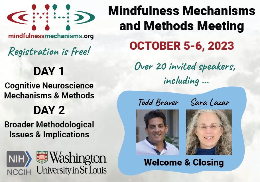 Registration is open! 
Travel award applications due 4/15 
Full lineup of speakers and topics at mindfulnessmechanisms.org