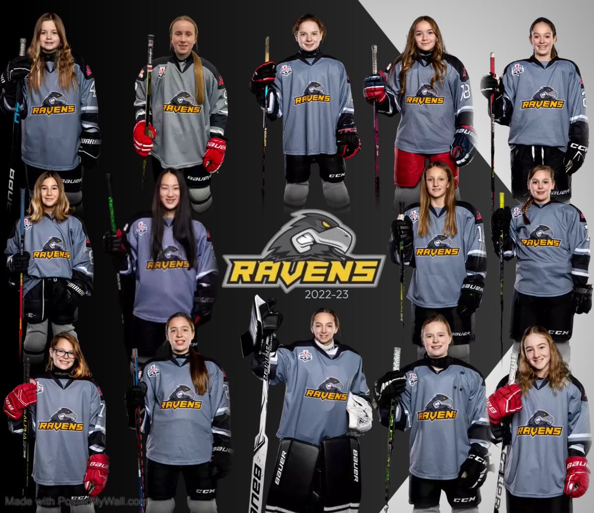 U13AARavens's tweet photo. It’s the Girls U13AA Provincial Championship weekend and these girls can’t wait! #LetsGoRavens #WeWantThis https://t.co/NwTiQreiAH