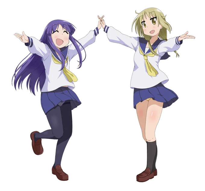 いつもの全身・おパンツ・キャラ分割差分 #ゆゆ式 