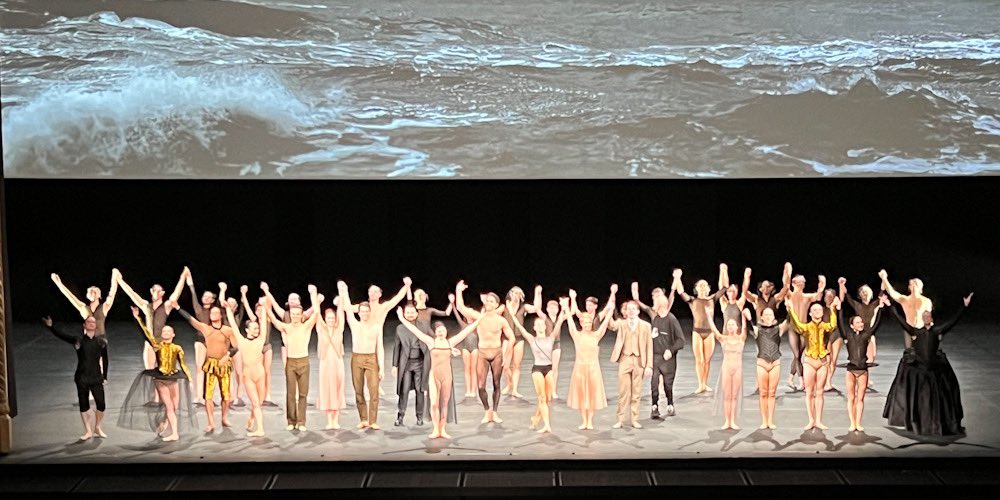 Noodlefish's tweet photo. #woolfworks at the ROH, last night. https://t.co/SV1nPE1tZR