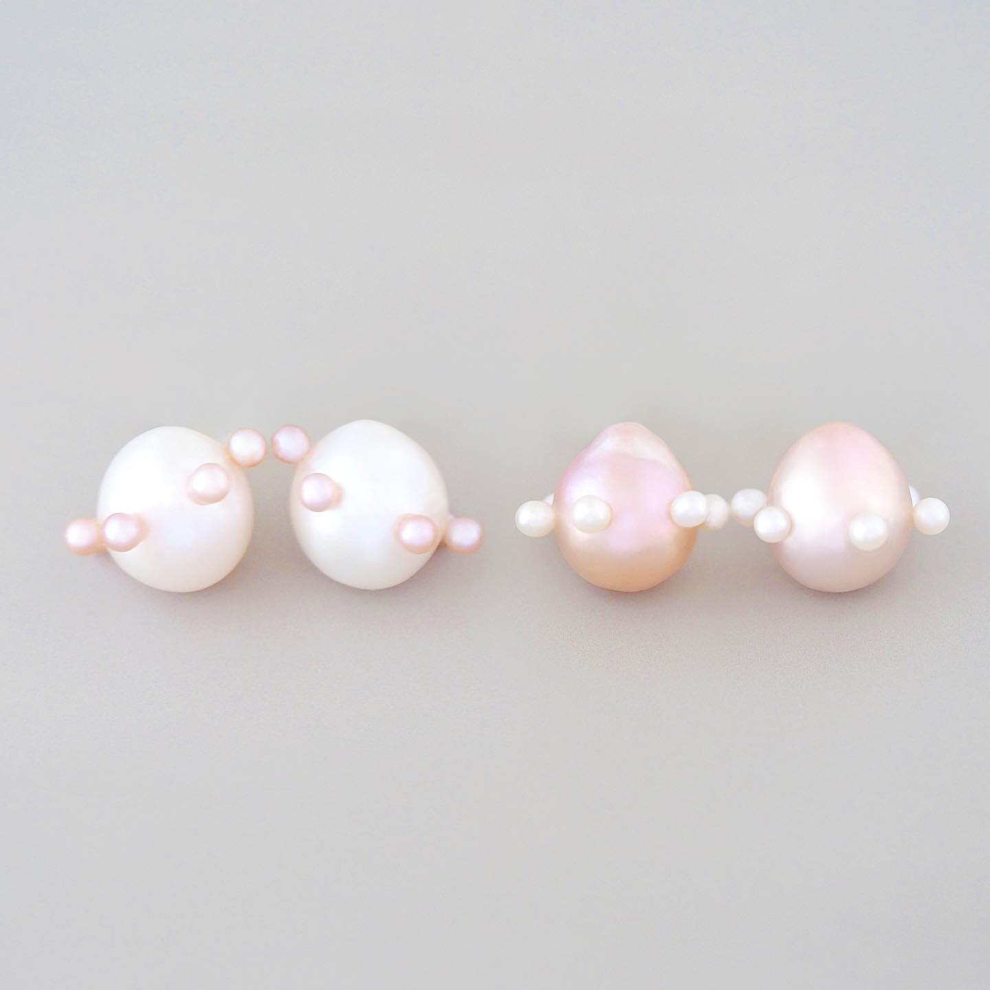 人気・美品】ミカジュエリー mika jewelley カラーパールピアス-