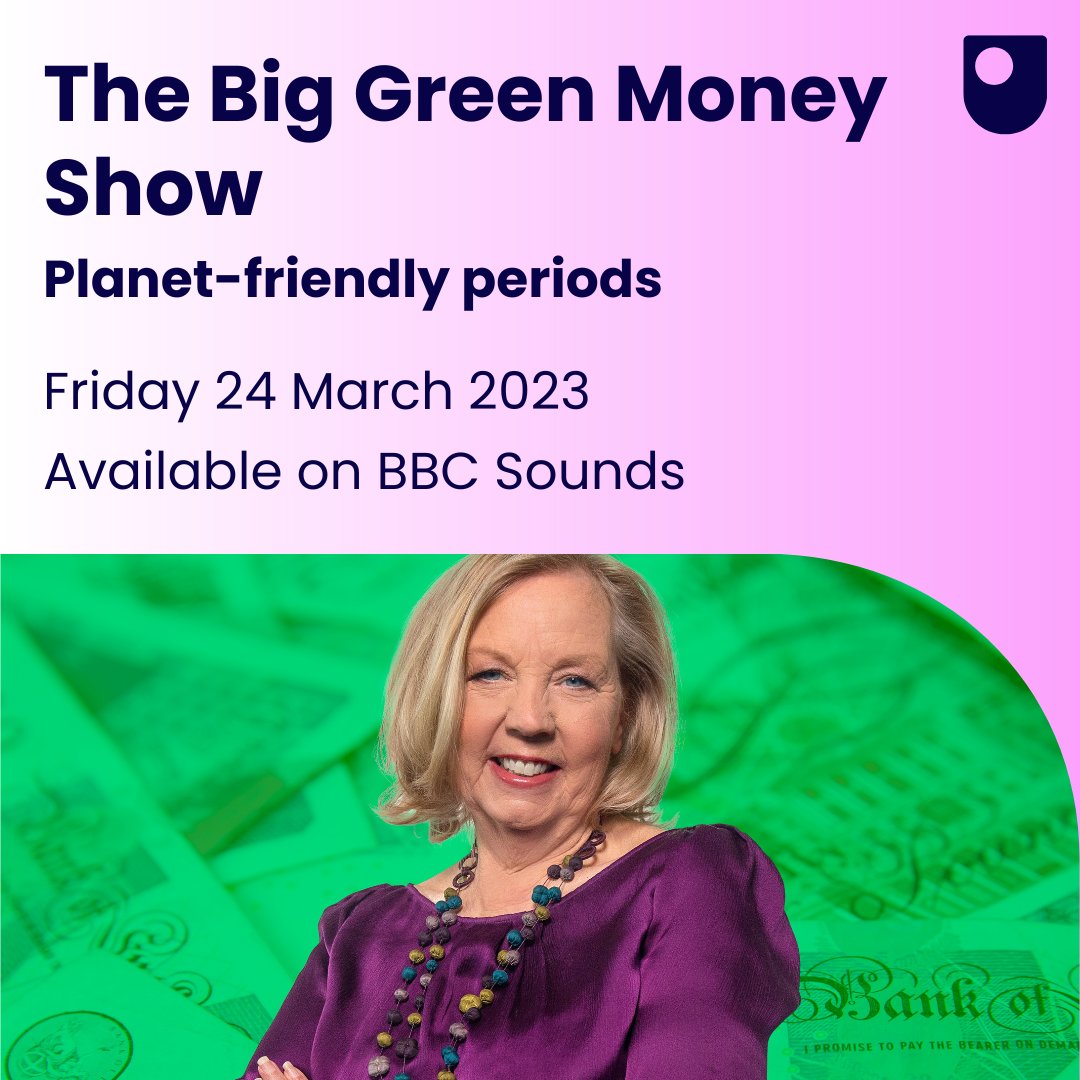 What options are out there for those looking for more sustainable period products? And how well do they work?

Listen to this week's episode of The Big #GreenMoneyShow as Deborah and Fliss discuss.

Find out about the OU's involvement in the series: ow.ly/kmgb50NqjP0