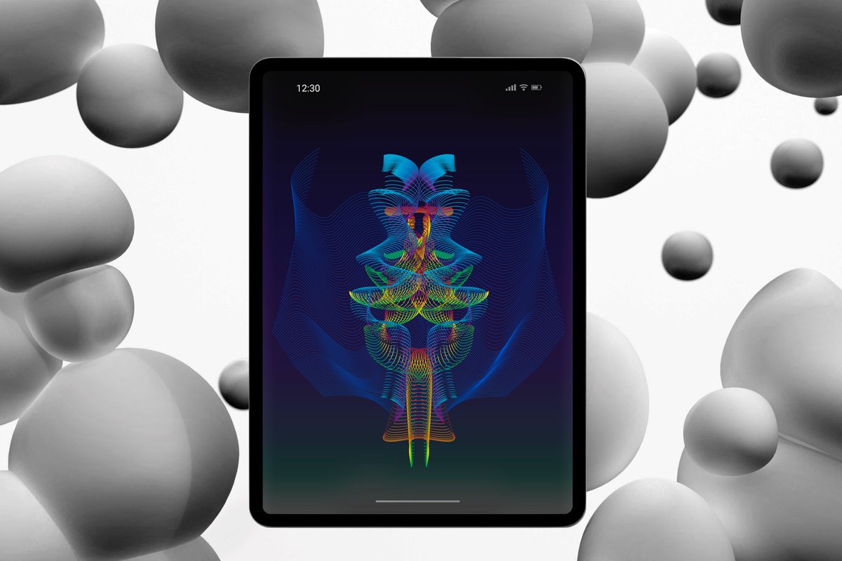 Good morning! 

TSUNAMI ⁠
⁠
Sound made visible of a tsunami. ⁠
⁠
Shapes photographed through water.⁠
⁠
(digital)