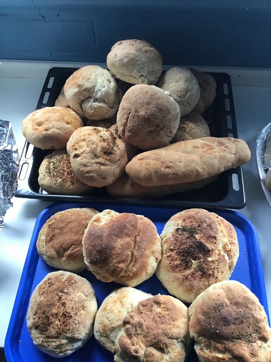 MRPAyear5b's tweet image. What an amazing job our year 5 children have done making their own bread! We can’t wait to try it and our classroom smells delicious! A big shout out to Mrs Viola and Mrs Shelton for helping, we couldn’t have done it without you!