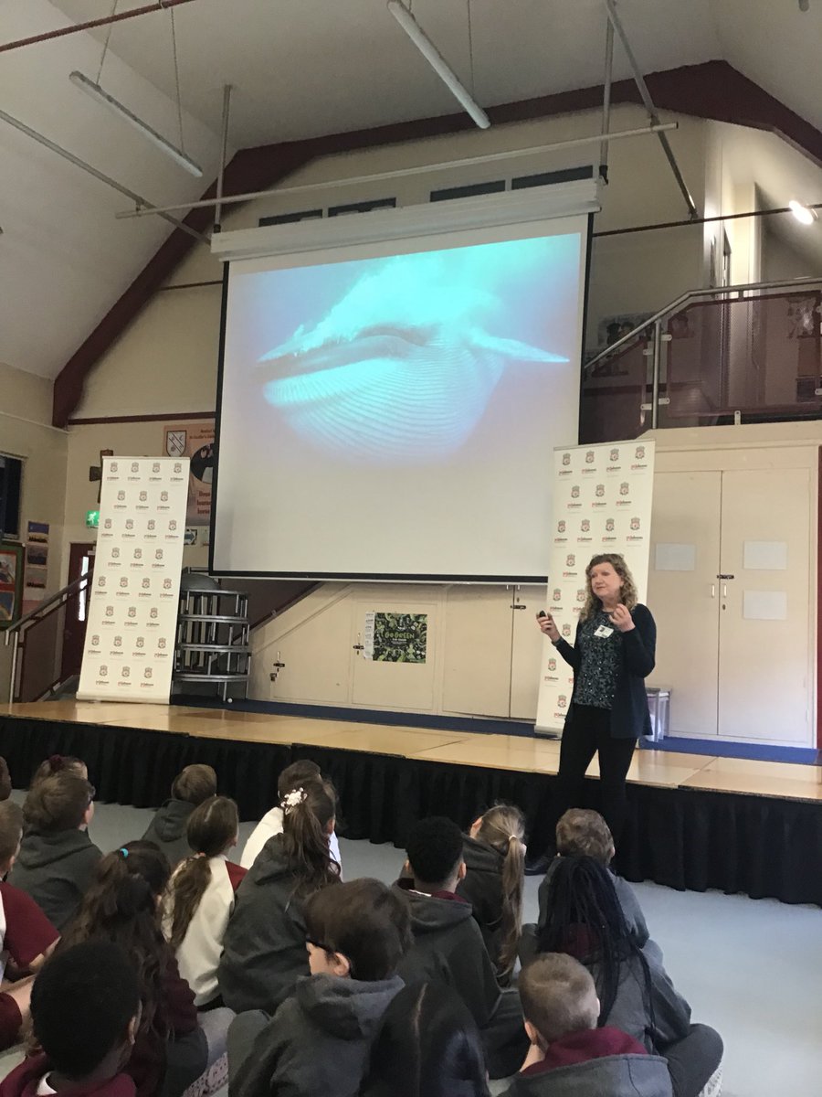 This morning Y3 & Y4 took part in a very special assembly delivered by Jo from @oceangeneration in conjunction with @LFCFoundation and @SCJohnson. The children learnt about the importance of protecting the ocean from plastic pollution.