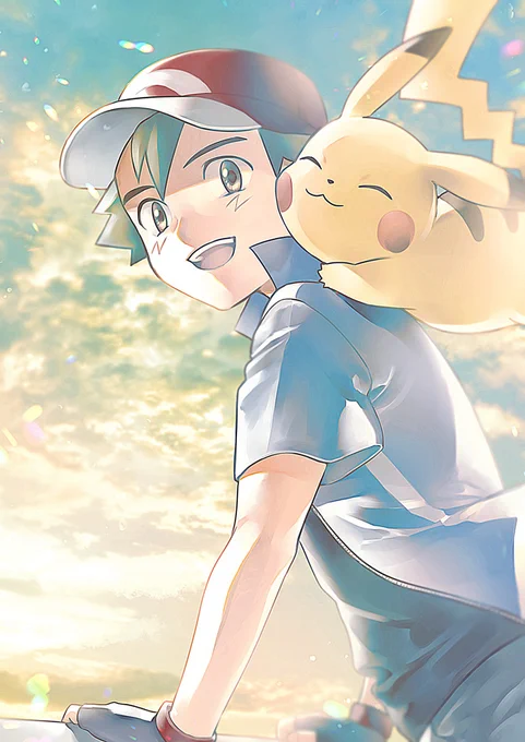 サトシとピカチュウ 