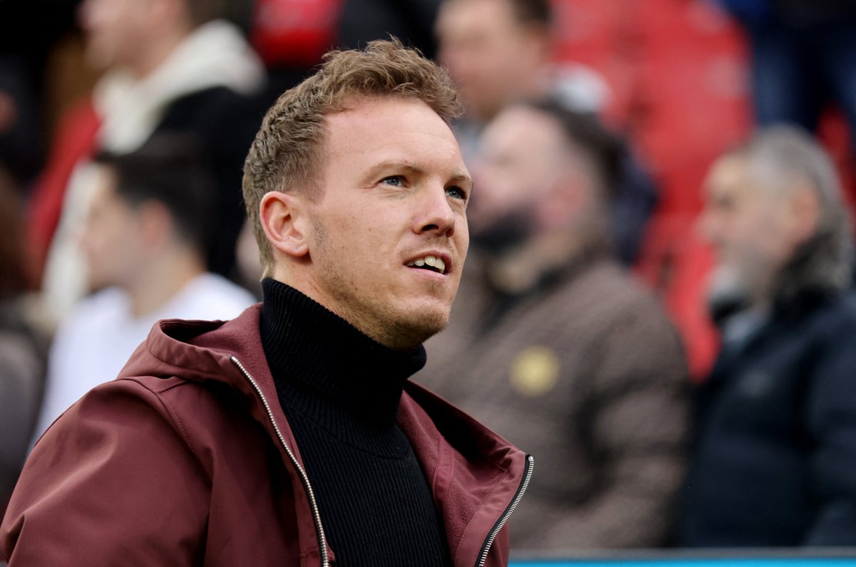 iMiaSanMia's tweet photo. Julian Nagelsmann's dismissal could cost Bayern up to €30m in total. The coach earns an estimated €8-9m/year. As long as he doesn't have a new club, Bayern have to pay his salary - unless both sides come to an agreement [@BILD] https://t.co/CgyCSwUiCL