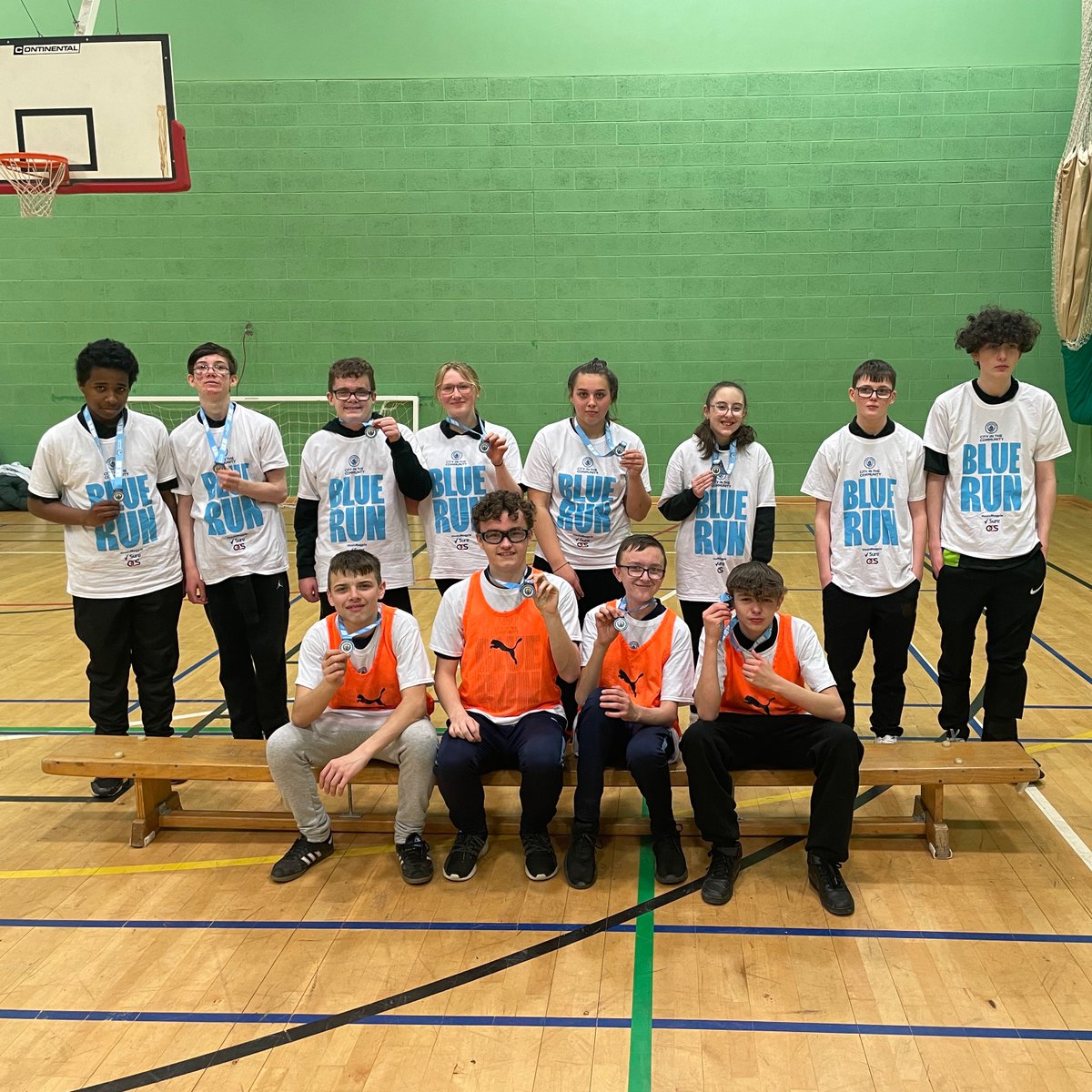 citcmancity's tweet photo. 💙 | Our @DCC_News Year 11 City Inspires group have been taking on a ‘Community Impact’ project as part of their Princes Trust qualification. 

They chose to plan, deliver and review their own Blue Run, using our Year 10 City Inspires group.
 
#PLInspires @PLCommunities https://t.co/2Ze57VBTvE