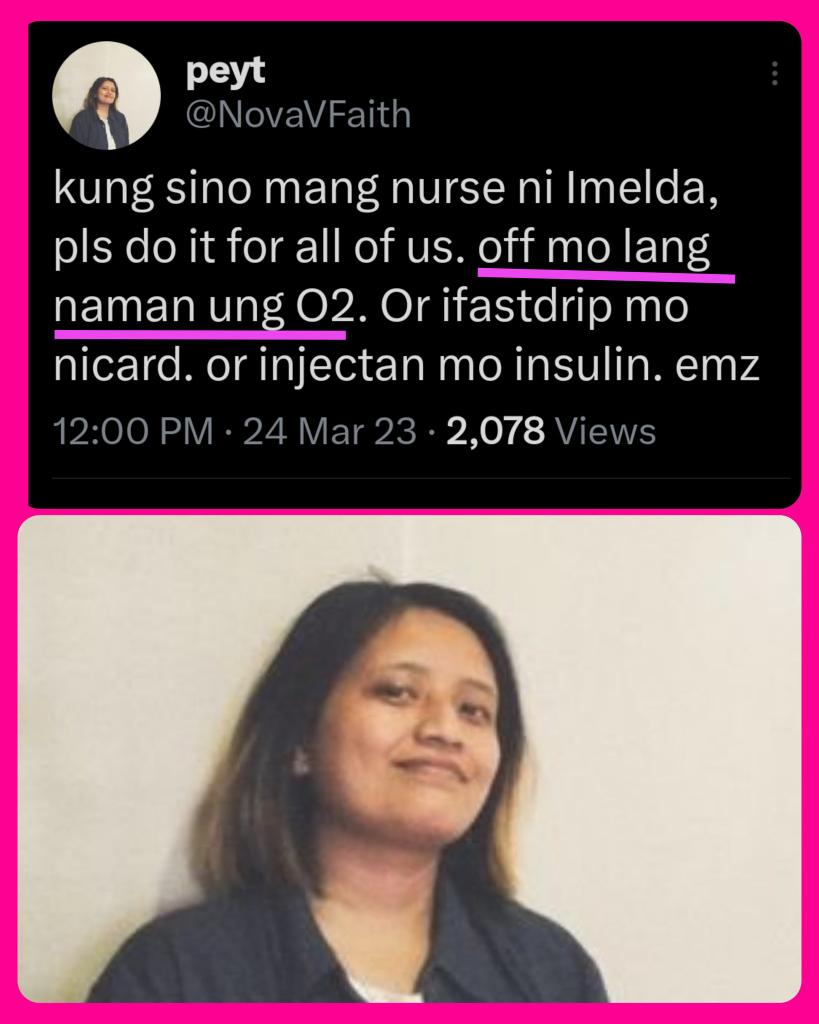 Yung ospital na pinagtratrabahuhan nitong si FAITH NESTER POLTIC, start investigating yung mga deaths jan, baka pinatay ng babaeng yan. <a href="/PRC_main/">PRC Main</a>
