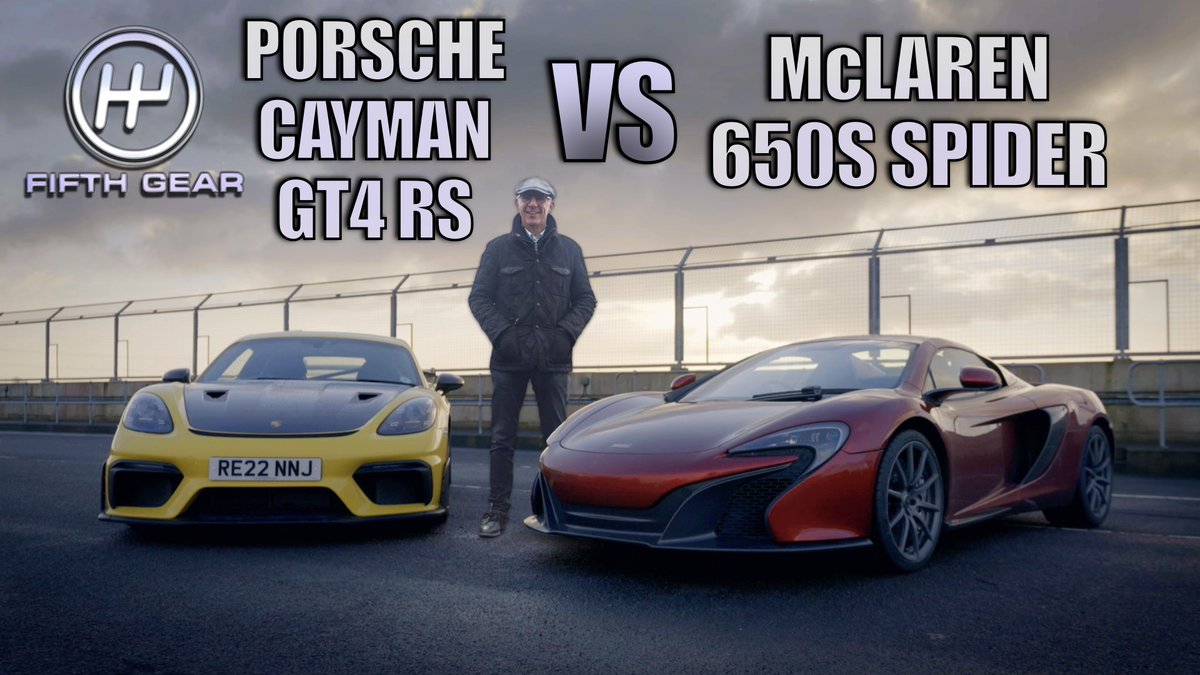 Our brand new shoot-out with <a href="/jasonplato/">Jason Plato</a> is now live! This time, it’s a mighty battle and one of the best we’ve put on camera. All the way from Woking is the McLaren 650S Spider, and fresh from Stuttgart comes the Porsche Cayman GT4 RS!  youtube.com/watch?v=n8aJJ-…
