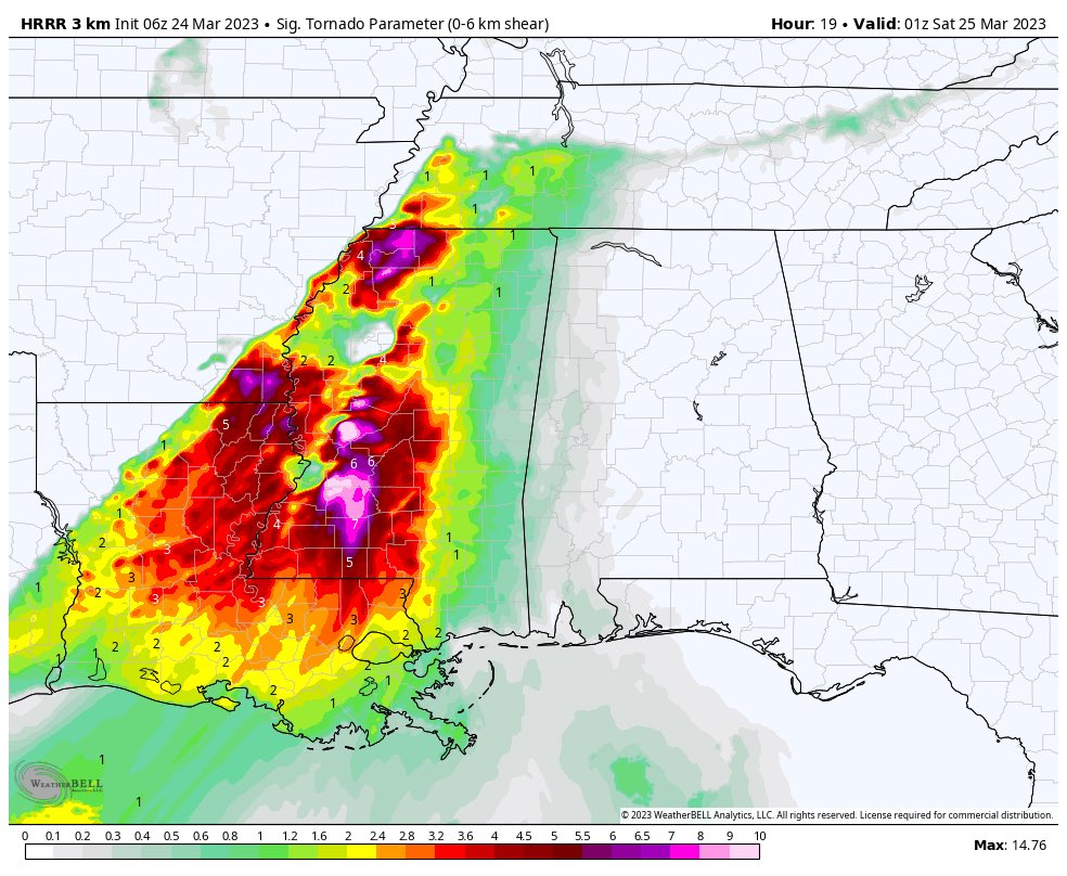 ryanhallyall's tweet photo. Today is the most dangerous severe weather day we’ve seen in a while. 

There will be tornadoes today, some of them will be especially large and intense.

Go over those preparedness plans now &amp; stay focused on warnings as they come out. https://t.co/cOvGXFCx1P