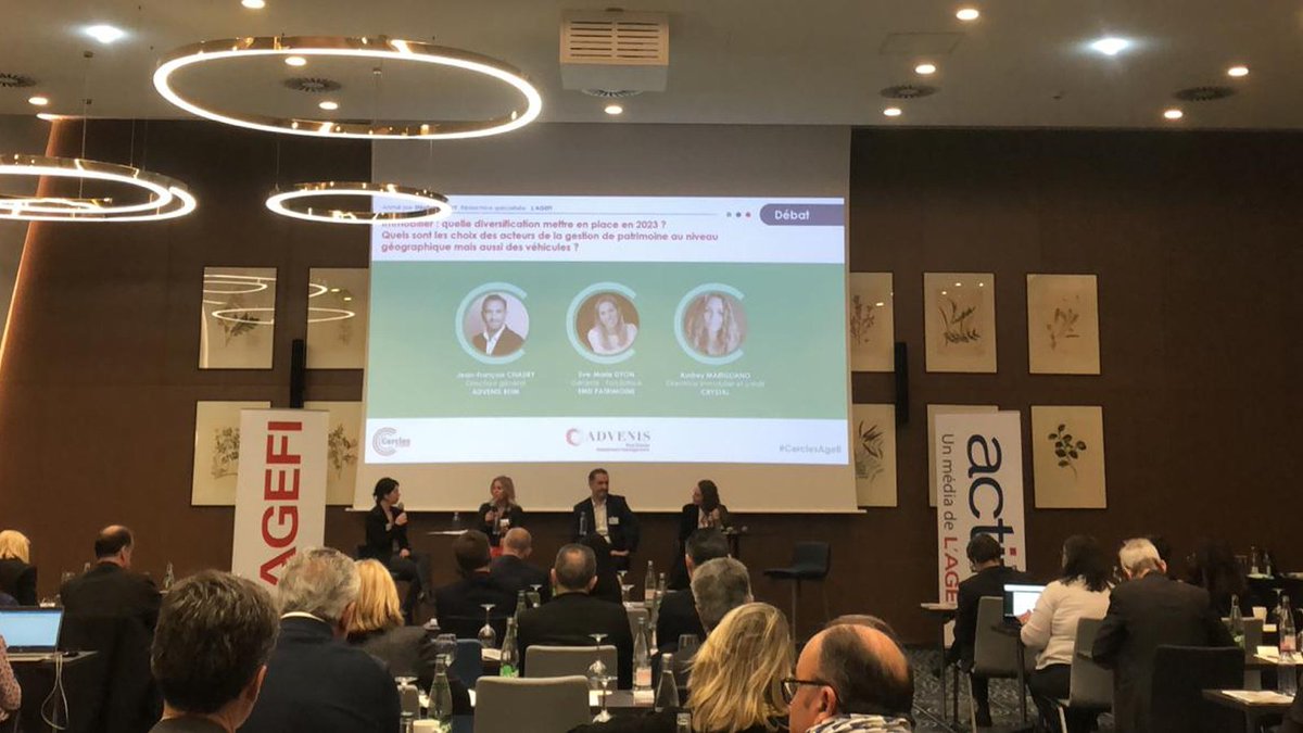 🔴[Live] #CerclesAgefi à l’InterContinental Hôtel Dieu #Lyon
[DÉBAT] Immobilier : quelle diversification mettre en place en 2023 ?
Avec <a href="/JFChaury/">Chaury Jean-François</a> - <a href="/AdvenisREIM/">Advenis REIM</a>, Eve-Marie DYON - EMD PATRIMOINE, <a href="/marigliano_aud/">Audrey Marigliano</a> - <a href="/GroupeCrystal/">Crystal</a>
par <a href="/stphani77265875/">stéphanie Roy</a> - <a href="/AgefiFrance/">L'AGEFI</a> #Compublicitaire