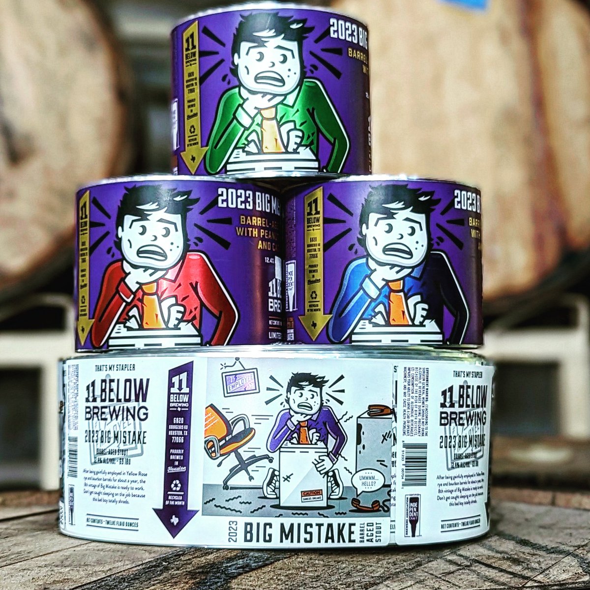 Our creative firm always delivers when it's time to evolve our Big Mistake series.  Our 8th anniversary party goes down on 4/8 at noon and Mistakes will be made. Shred or be shredded.