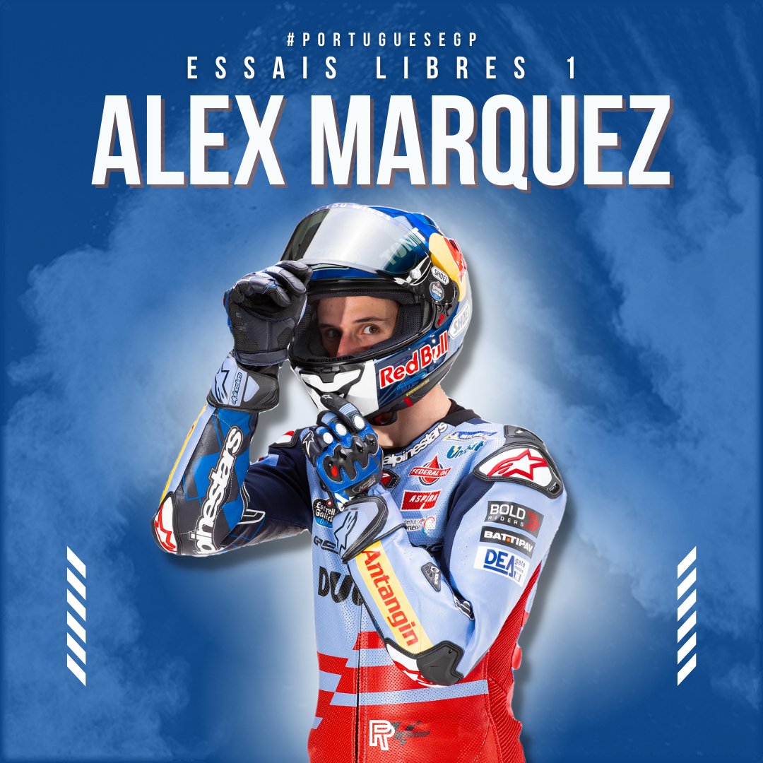prono_racing's tweet photo. 🏍 Essais Libres 1 🏍 

Alex Marquez est en tête du classement pour cette première séance d’essais libres ! Rendez-vous à 16h pour savoir qui passera directement en Q2 !

#motogp #PortugueseGP #motosport #racing #Pronoracing https://t.co/nTIGCVK7Tt