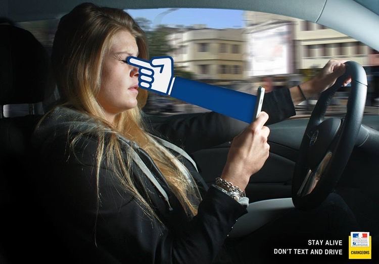 Please. No online socializing while driving.  It’s physically impossible to read the screen and the road simultaneously. It’s possible to switch back-and-forth but when the road is switched off, that’s when crashes happen. #RoadSafety