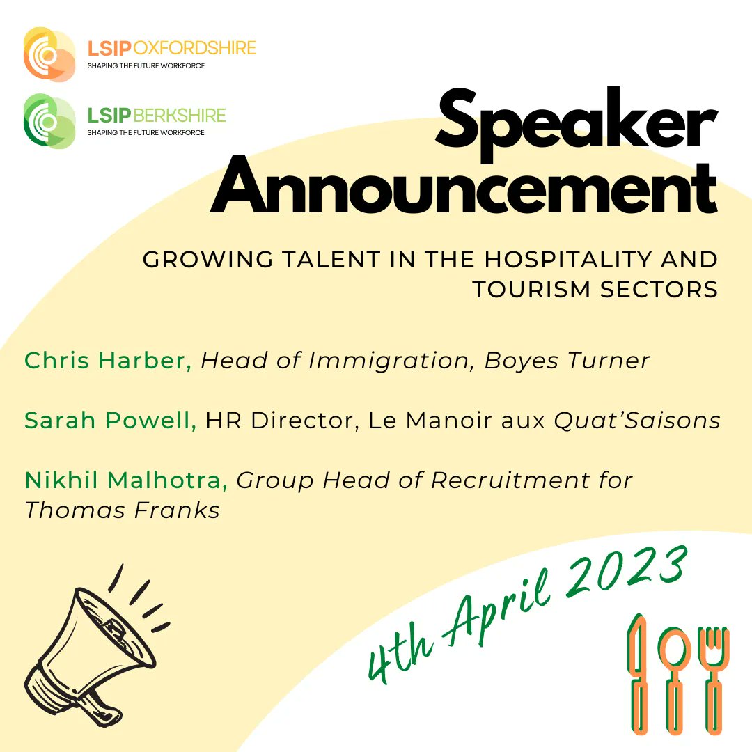 We have amazing speakers lined up for our Hospitality and Tourism event on the 4th of April being held at @lemanoir! Very excited to hear what they have to say, but don't forget to get your voice heard too by booking your free place now; buff.ly/3RfwmWW
#getyourvoiceheard