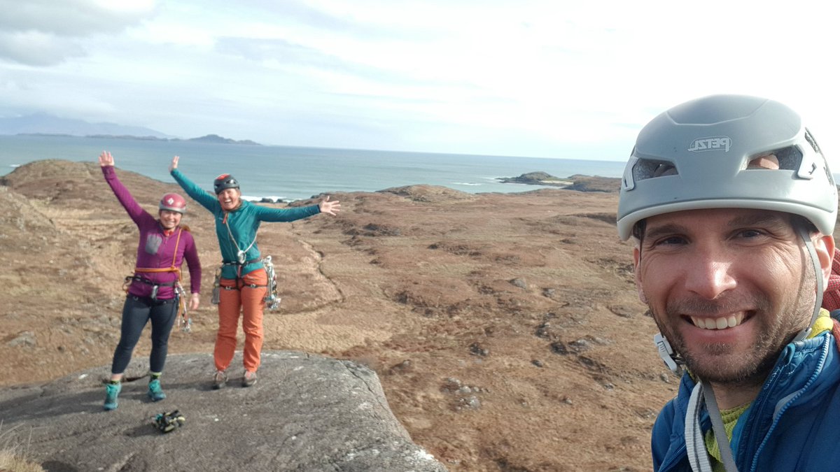 Yesterday was my last day of the Scottish winter season. As it was a bit spicy avalanche wise on the Ben, we went rock climbing instead! #instructorsdayoff