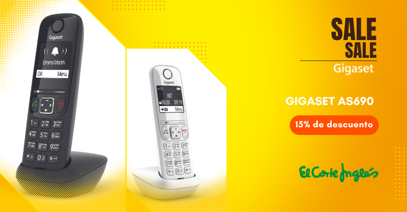 GigasetES's tweet photo. 🟠¡15% de descuento en el #Gigaset #AS690 Black and White!🟠
🗓️Solo hasta el 9 de abril.
¡Cómpralo ahora!👉 https://t.co/SgDXotUHfj https://t.co/pasTeRxzWH