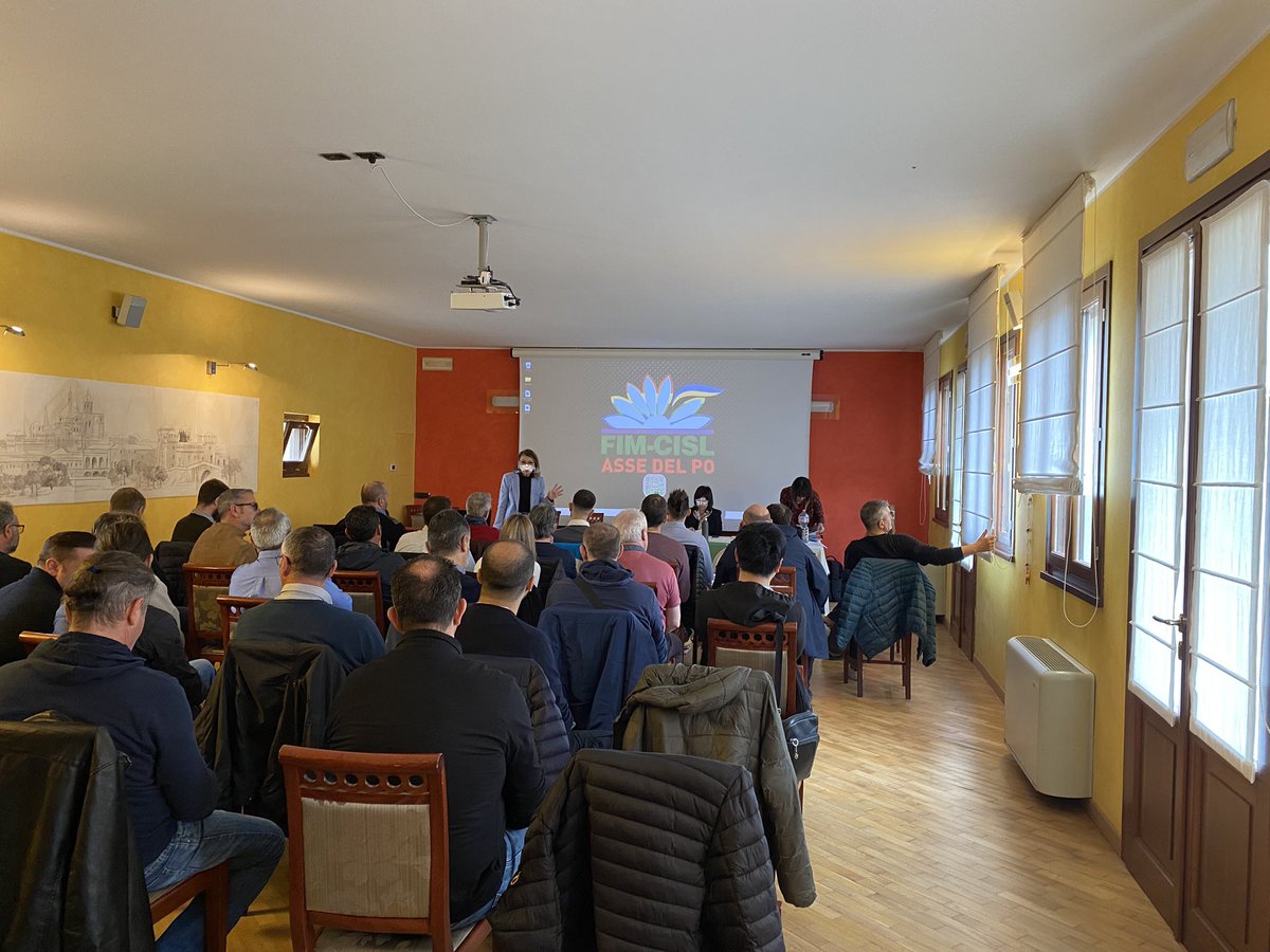 fimassedelpo's tweet photo. 🟢si è svolto oggi il #consigliogenerale della #fimassedelpo sul tema del rinnovo del #ccsl alla presenza del Segretario Nazionale Ferdinando Uliano https://t.co/4Pn2ajr1Rq