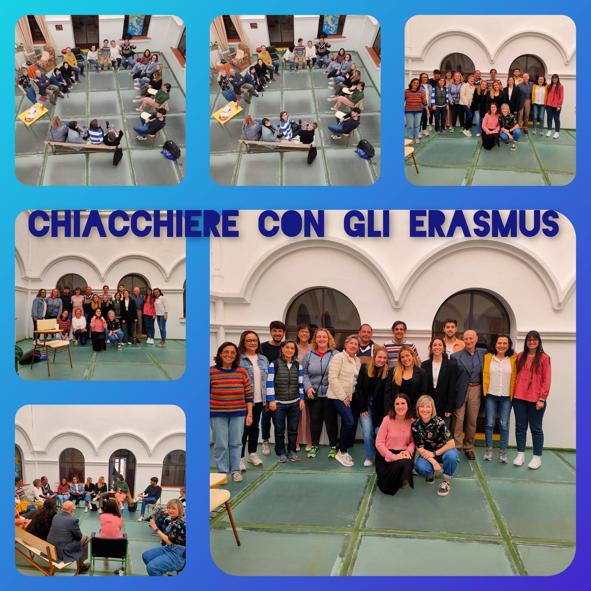 La tarde del jueves hemos tenido nuestro encuentro con los estudiantes Erasmus. Nuestra prioridad es usar las lenguas. 
Gracias a todos por participar y pasar un buen rato.
Hasta la próxima!
Dpto de italiano EOI Badajoz