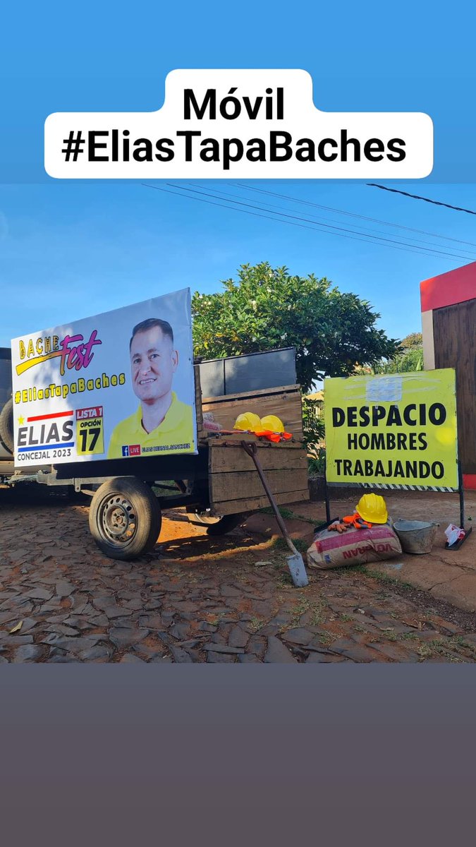 eliasbernal2014's tweet photo. Pon fin llegó el MÓVIL #EliasTapaBaches 

Ndo gustamo'ai lomitãpe 🤣🤣🤣💛1️⃣7️⃣💛 https://t.co/QIRdnIf0Gm