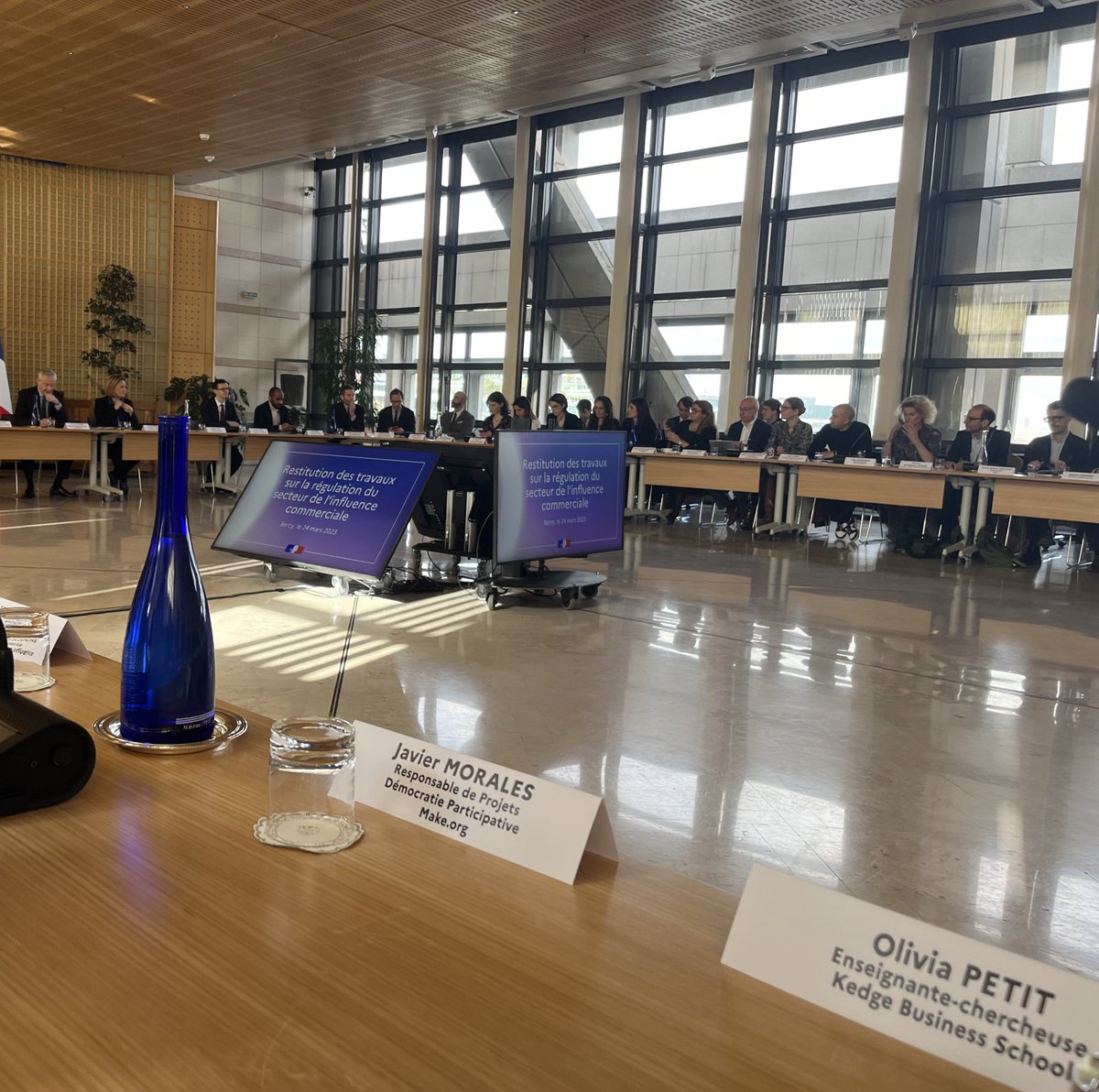 olivia_petit's tweet photo. Très heureuse d’avoir participé aujourd’hui à la restitution des travaux sur la régulation du secteur de l’influence commerciale au @Economie_Gouv et d’avoir pu contribuer à la meilleure prise en compte de l’impact des #influenceurs sur le cerveau des adolescents https://t.co/T4Me48crPw