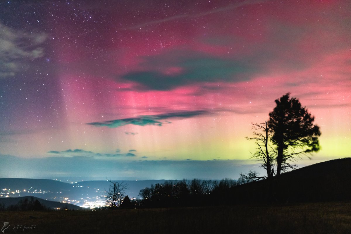 Peter Forister ⚡️🌪️⚡️ (@forecaster25) on Twitter photo Northern lights over Virginia's Shenandoah Valley last night. Towering pillars and vivid colors were visible for a few unforgettable moments.
📍 Big Meadows, <a href="/ShenandoahNPS/">ShenandoahNPS</a>, Virginia, USA Northern lights over Virginia's Shenandoah Valley last night. Towering pillars and vivid colors were visible for a few unforgettable moments.
📍 Big Meadows, <a href="/ShenandoahNPS/">ShenandoahNPS</a>, Virginia, USA