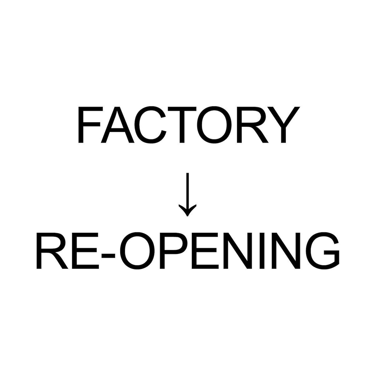 A_Beginners_'s tweet photo. ANNOUNCEMENT: the Absolute Beginners factory is about to come back to life. 💪🏭⚒️ https://t.co/8OoGEVsNGG