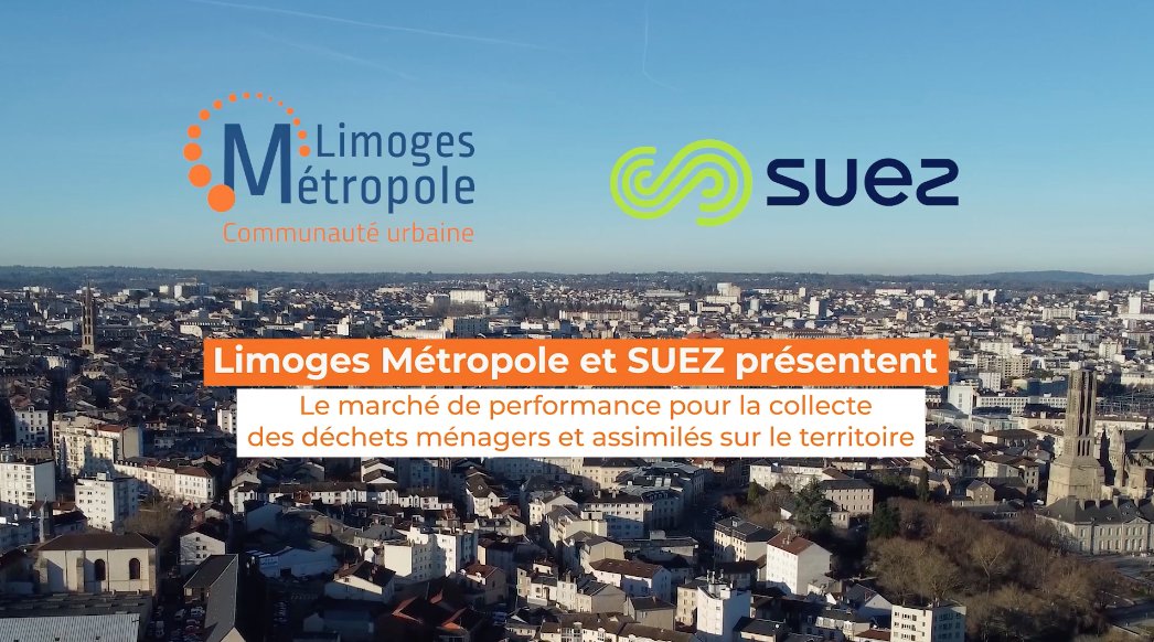 #GestiondesDéchets | ♻️ Hier, Limoges Métropole et <a href="/suez/">SUEZ</a> signaient un contrat de performance pour la collecte des déchets.
Les détails en images ➡️ youtu.be/T5XF-c3UNLA