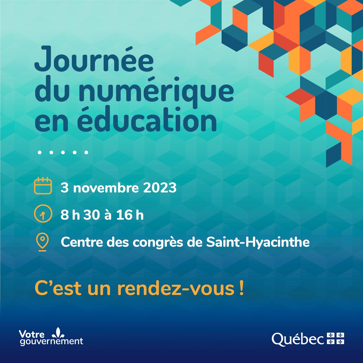 LeCADRE21's tweet image. À mettre à votre agenda pour l’automne prochain 🗓

#JNÉQc @EducationQC #EduNumQc #DevProf #EduQc