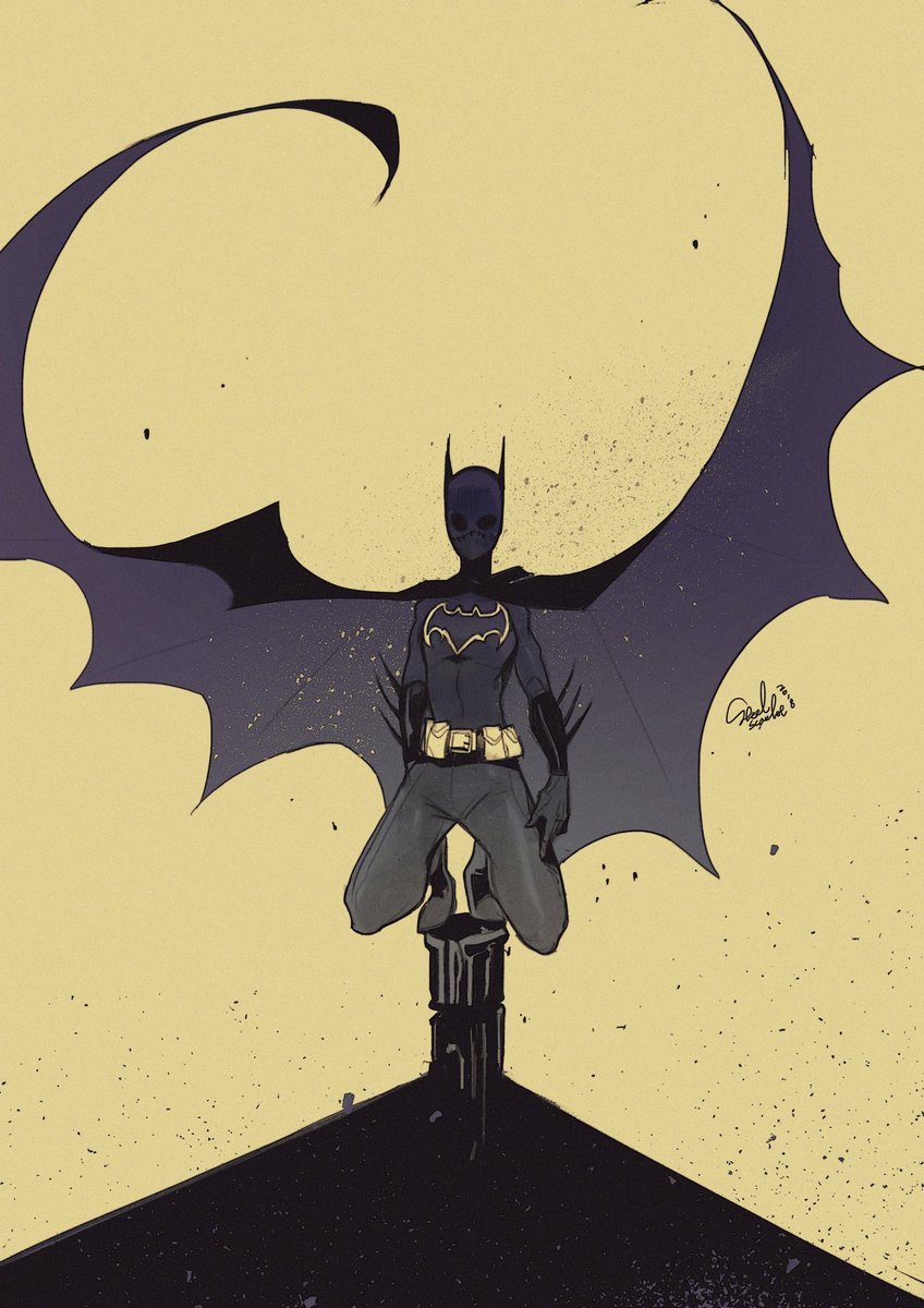 BestDcWomen's tweet photo. Batgirl by @SteelScarlet https://t.co/rzQ5HgKRuS